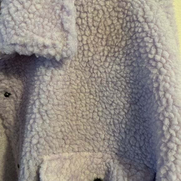 Noisy May lavender teddy shacket - Picture 4 of 4